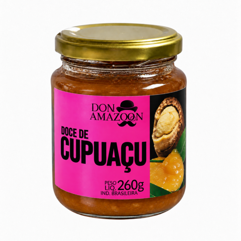 Pote de doce de cupuaçu