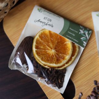 kit gin com cravo, laranja e puxuri